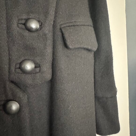 Brand New, never worn, Lerario Beatriz Black Wool Coat!!!! - Picture 12 of 16